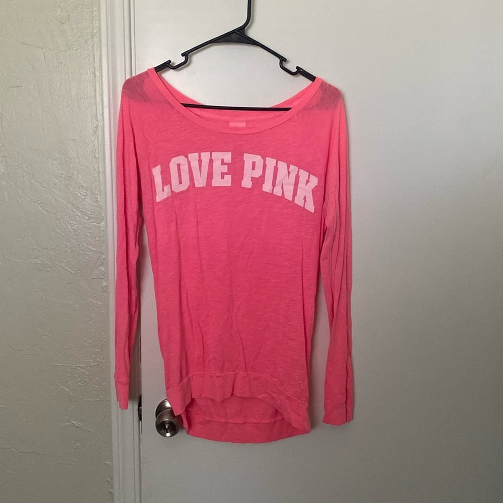Long Sleeve Love Pink T-shirt